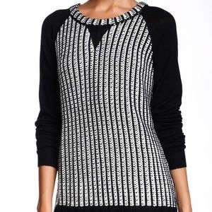 Rachel Zoe Small Rosemary Raglan Wool Sweater